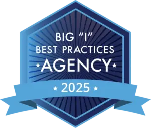 Big I Best Practices Agency 2025 badge